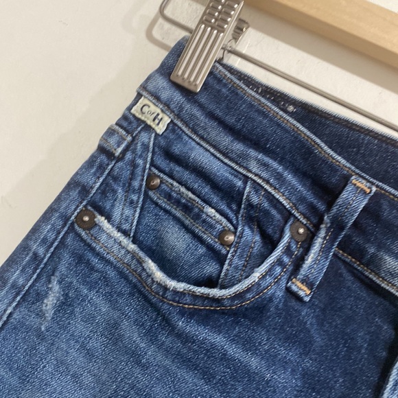 Citizens of Humanity Premium Vintage Rocket High Rise Skinny Denim Shorts 24 - Picture 2 of 12